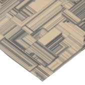 Design für Schwarz und Tan Art Deco Tischdecke (Schrägansicht)