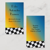 Design für Schwarz und Weiß Visitenkarte (Vorne/Hinten)