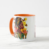 Design für Schwarze Historie und Tasse (Vorderseite Links)