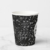 Design für Schwarzweiß-Logos Pappbecher (Rechts)