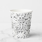 Design für Schwarzweiß-Logos Pappbecher (Rechts)