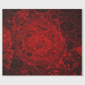 Design für tiefe Rote Rosen Geschenkpapier (Flach)