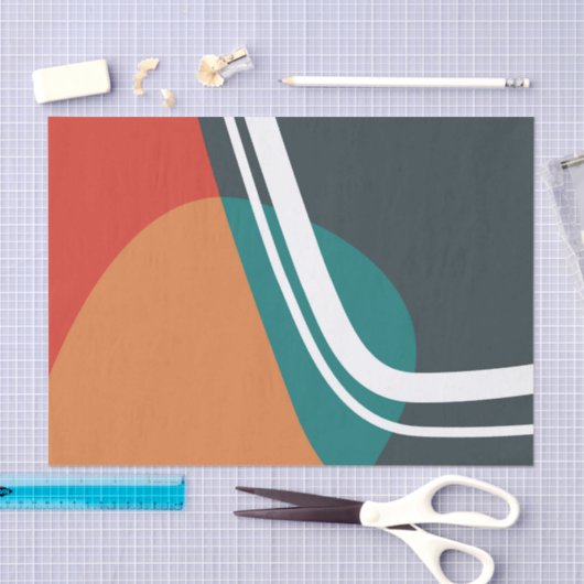 Design für trendy Line Seidenpapier (Handwerk)