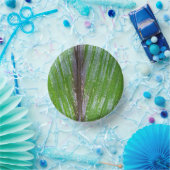 Design für türkisblaues Leaf - 7 Zoll Pappteller (Party)