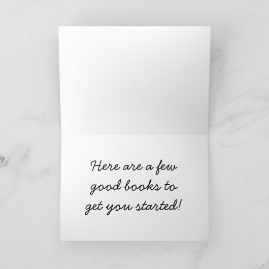 Design für übermüdete Lehrerkarten Karte (Innenseite)