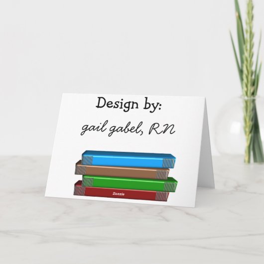 Design für übermüdete Lehrerkarten Karte (Rückseite)