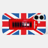 Design für Unions-Jack/Flag und Red Phone Box Case-Mate iPhone Hülle (Rückseite (Horizontal))