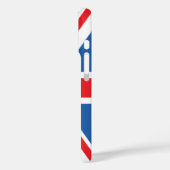 Design für Unions-Jack/Flag und Red Phone Box Case-Mate iPhone Hülle (Rückseite / Links)