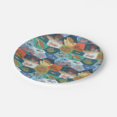 Design für Unterwasser-Kreaturen Pappteller (Schrägansicht)