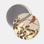 Design für Vögel und Natur3 Magnet (Vorderseite/Rückseite)