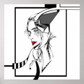 Design für zazzle Leinwand Poster (Vorne)