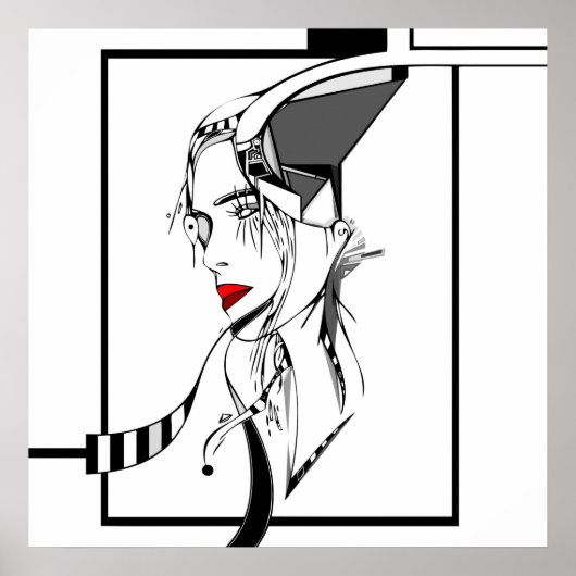 Design für zazzle Leinwand Poster (Vorne)