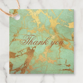 Design für zeitgenössisches Blau- und Goldmarmor Geschenkanhänger