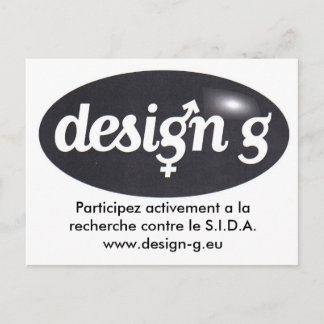 Design-G, Participez Aktivierung a la recherche .. Postkarte