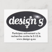 Design-G, Participez Aktivierung a la recherche .. Postkarte (Vorderseite)