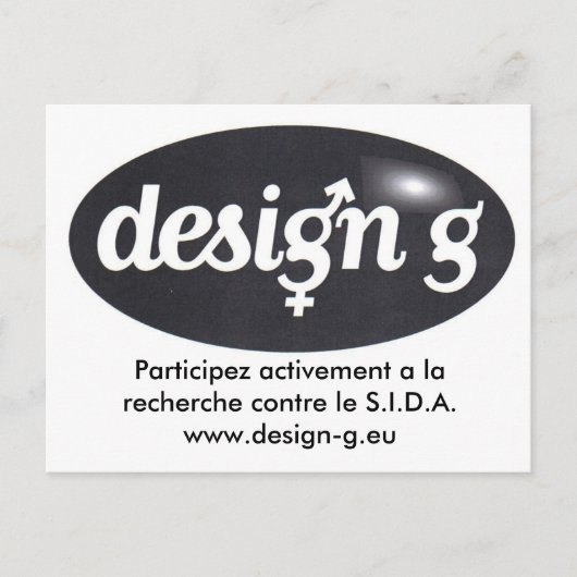 Design-G, Participez Aktivierung a la recherche .. Postkarte (Vorderseite)