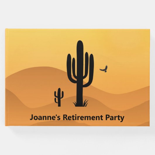 Design Gästebuch der Desert Cactus (Vorderseite)