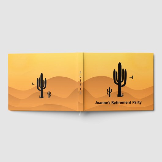 Design Gästebuch der Desert Cactus (Voll)