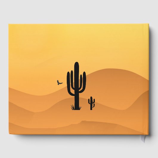 Design Gästebuch der Desert Cactus (Rückseite)