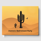Design Gästebuch der Desert Cactus (Vorderseite)