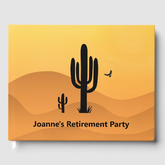 Design Gästebuch der Desert Cactus (Vorderseite)