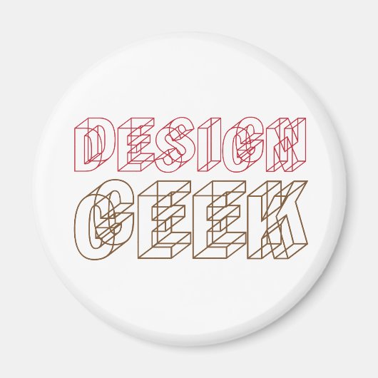 Design Geek Magnet (Vorne)