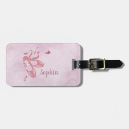 Design-Gepäckmarke für Ballettschuhe Gepäckanhänger