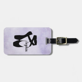 Design-Gepäckmarke für Ballettschuhe Gepäckanhänger