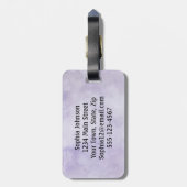 Design-Gepäckmarke für Ballettschuhe Gepäckanhänger (Rückseite vertikal)