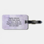 Design-Gepäckmarke für Ballettschuhe Gepäckanhänger (Rückseite horizontal)