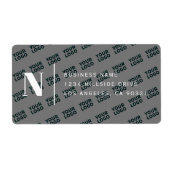 Design gepolsterter Logos Moderne, graue, weiße Rü (Vorne)