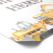 Design-Geschenk Drop-Off-Station-Zeichen Poster (Ecke)