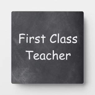 Design-Geschenk für Chalkboard-Lehrer der ersten K Fotoplatte