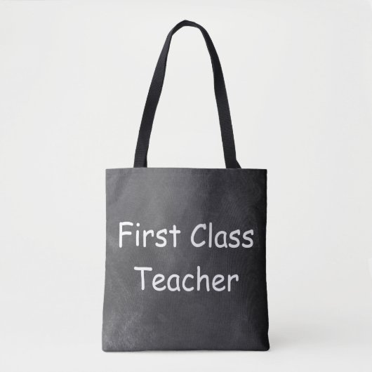 Design-Geschenk für Chalkboard-Lehrer der ersten K Tasche (Vorderseite)