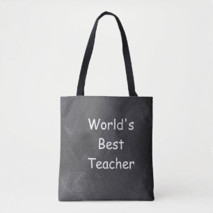 Design-Geschenk für den weltbesten Lehrer Tasche