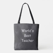 Design-Geschenk für den weltbesten Lehrer Tasche (Rückseite)