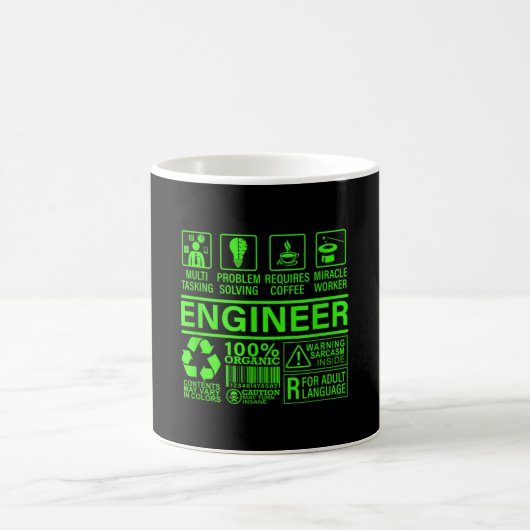 Design-Geschenk für Ingenieure, IT-Compuper Kaffeetasse (Mittel)