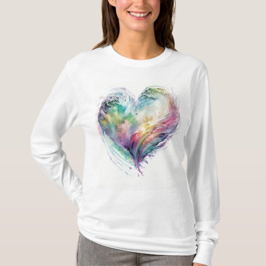 Design-Geschenk für Regenbogen T-Shirt (Vorderseite)