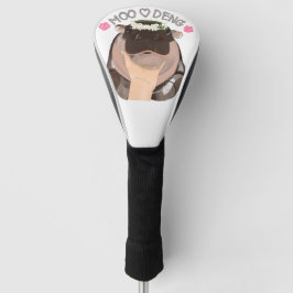Design Golf Head Cover "Moo Deng" Golf Headcover
