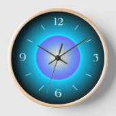Design Grün/Aqua/Lila>Wall-Uhr Uhr (Vorderseite)