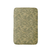 Design Grün und Gold Art Deco Muster Badematte (Vorderseite Vertikal)
