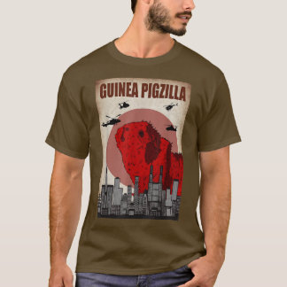 Design Guinea Pigzilla Citys japanisches Design Ku T-Shirt