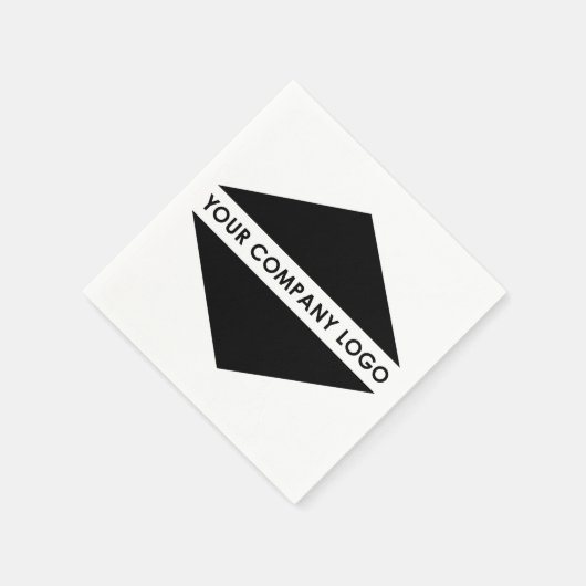 Design hinzufügen | Firmenlogo Serviette (Ecke)