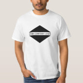 Design hinzufügen| Firmenlogo Weiß T-Shirt (Vorderseite)