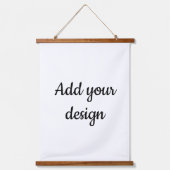 Design hinzufügen wandteppich mit holzrahmen (Vorderseite)