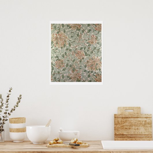 Design "Honeysuckle II" Poster (Küche)