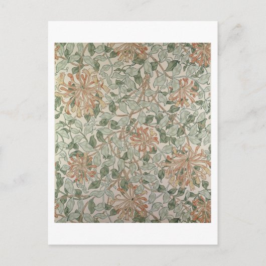 Design "Honeysuckle II" Postkarte (Vorderseite)