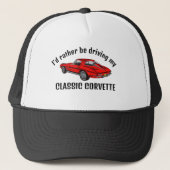 Design-Hut für Classic Corvette Truckerkappe (Vorderseite)