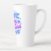 Design - Ich liebe meinen Freund Milchtasse (Rechts)