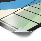 Design Icon Eero Saarinen Homage Fotodruck (Ecke)